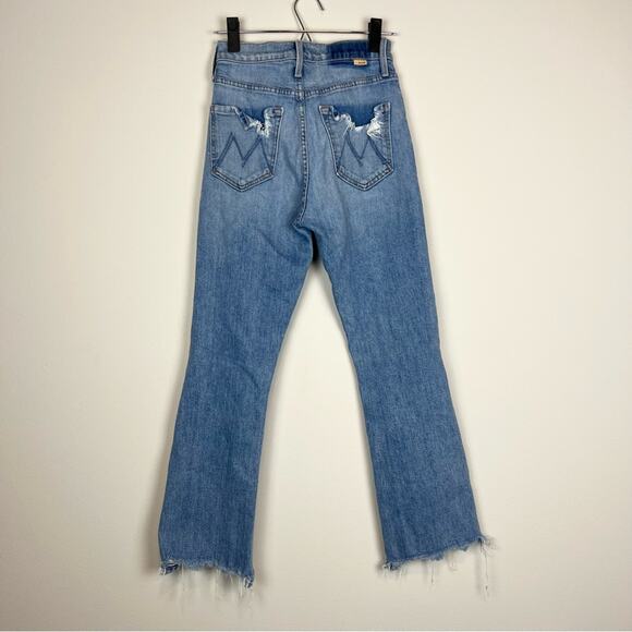 MOTHER Superior The Tripper Ankle Jeans Misbeliever Distressed Size 24 - Picture 6 of 16